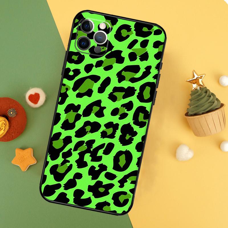 Leopard Print Black Cheetah Pattern Phone Case For iPhone 17 Pro Max 17Air 16E 15 14 13 12 11 16 Pro Max Mini Shockproof Cover
