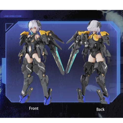 HiPlay Kaitenkisou Black Swan Alicia 1/12 Scale Pre-Colored Plastic Model Kit