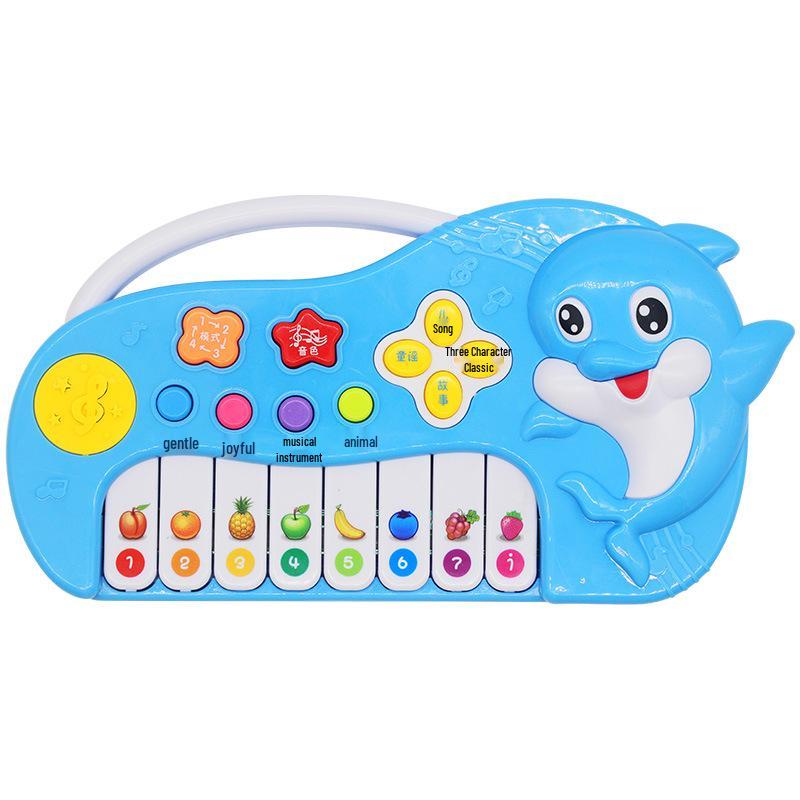 Children's Electronic Organ Piano with Microphone - Educational Toy for Beginners, Ages 2-3