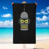 Quick Dry Beach Towel Bender Pattern, Lightweight Absorbent Towel for Pool Beach Vacation Use