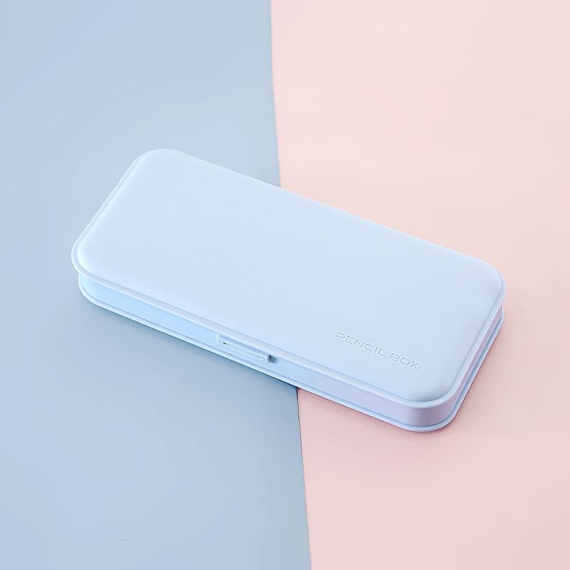 

1 шт., мини-сумка-карандаш, маленькая модная простота, однотонная серия, пенал для возвращения в школу, милый ящик для хранения канцелярских принадлежностей 20.5*9.3*3cm