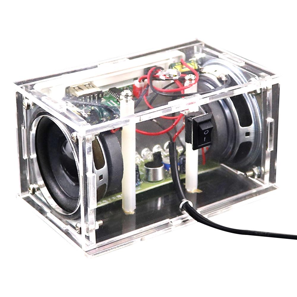 Bluetooth Speaker DIY Electronics Kit 3W + 3W Dual-Channel Bluetooth Speaker Soldering Kit Suitable for Teaching Practice