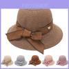 Summer Womens Wide Brim Straw Sun Hat With Sun Protection For Beach And Outdoor Activities