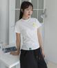 Ejeuaiwon Heart Yelly Slim Fit Short Sleeve T-Shirt