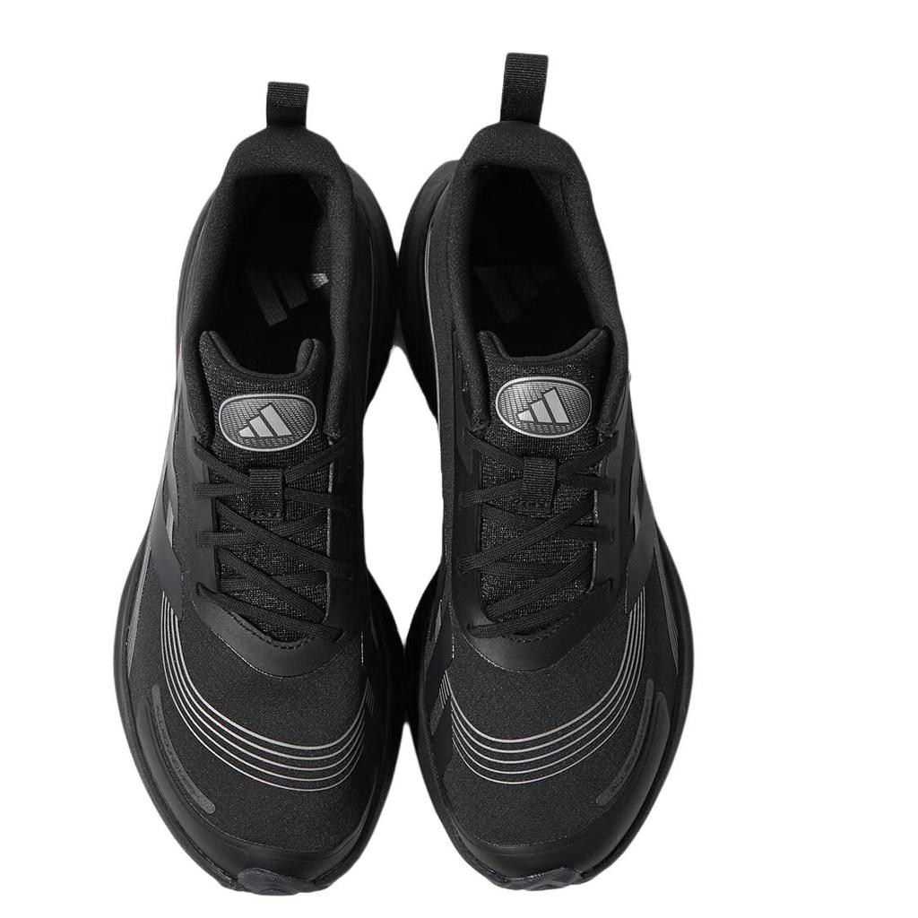 Adidas Yingfeng Collection Comfortable And Lightweight Cushioning Slip Resistant Breathable Running Shoes Unisex Black KJ3894