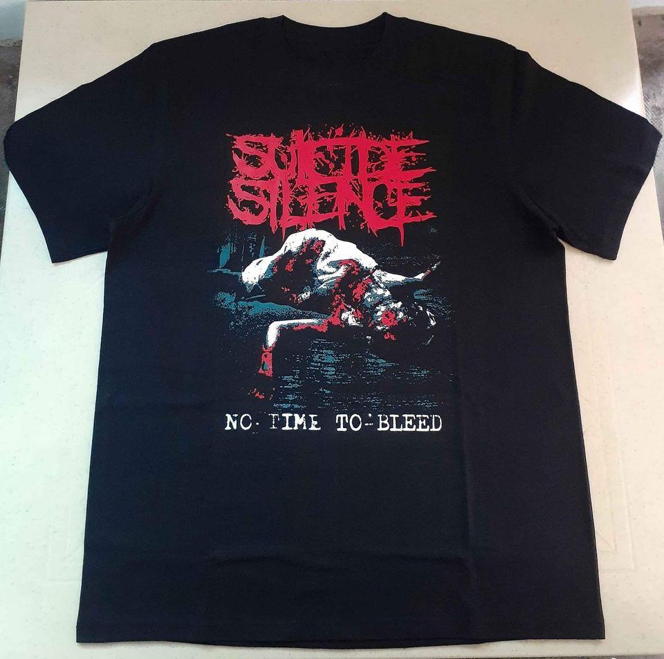Suicide Silence No Time To Bleed T Shirt Tops Tee Full Size S-4XL