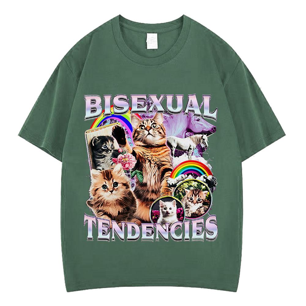 

Funny Cat Meme T Shirts Unisexs Women Casual Aesthetics Cotton T Shirts Fashion Harajuku Oversized Short Sleeve Loose Tshirts 4XL