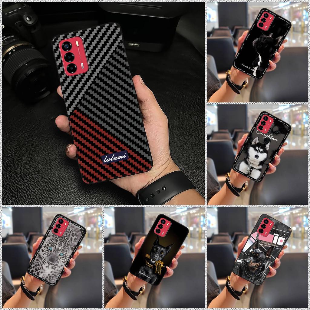 Handytasche Komplettschutz Handyhülle Für ZTE Blade V40 Vita/A72 TPU Schmutzabweisend Wasserdicht Modisches Design Rückseite Niedlich