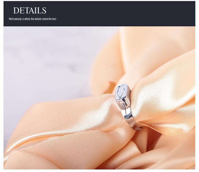 Wolf Defense Stainless Steel Titanium Ring – Unisex, Non-Fading, Hidden Weapon, Personal Safety Accessory