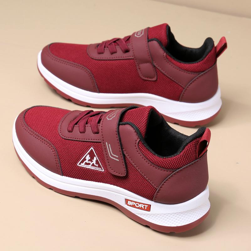 

Весенне-осенняя обувь для ходьбы, кроссовки на мягкой подошве, обувь для папы и мамы, обувь для пар среднего и пожилого возраста, мужская и женская обувь 36