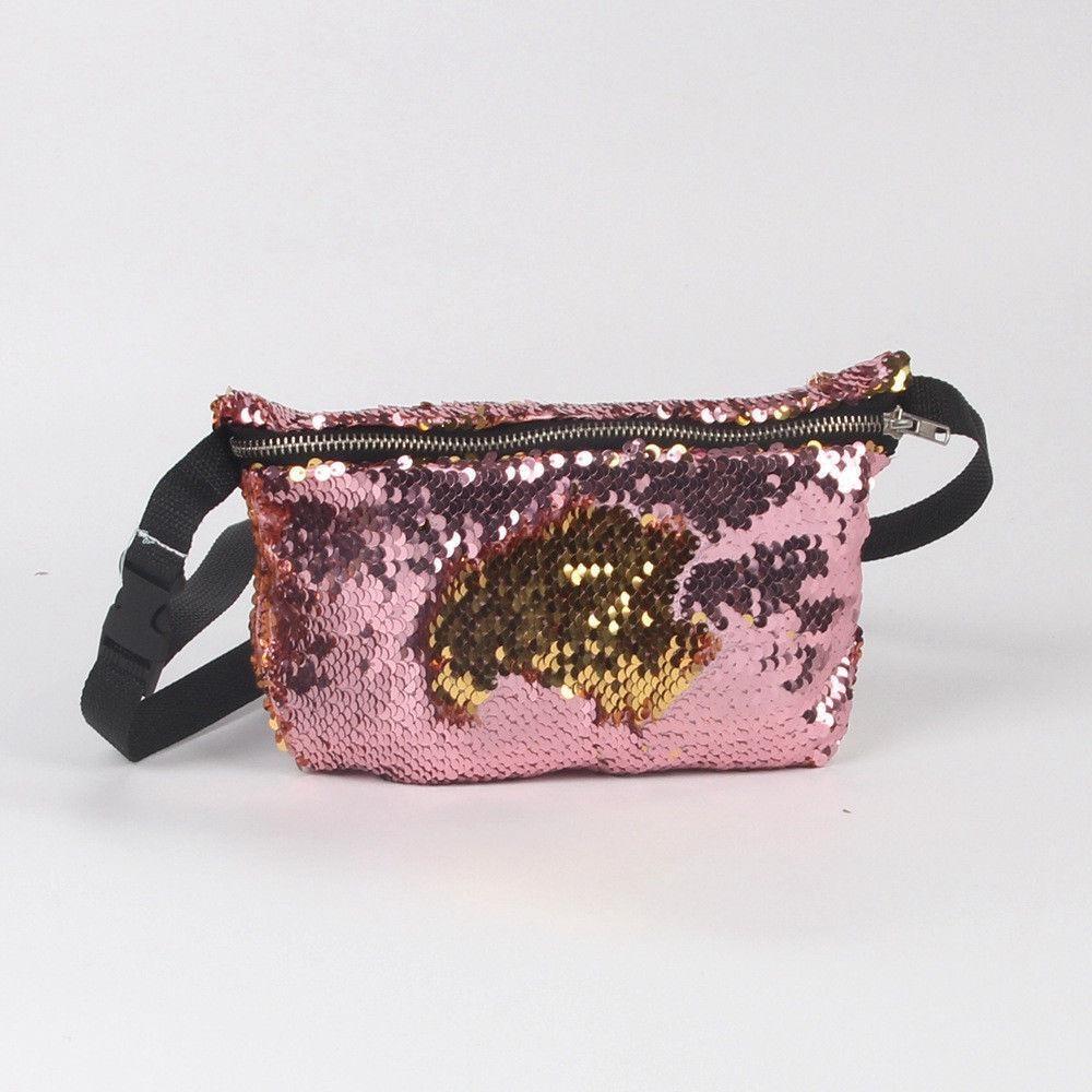 Stylish Mermaid Two-tone Sequin Women's Bag With Unique Storage For Essentials
