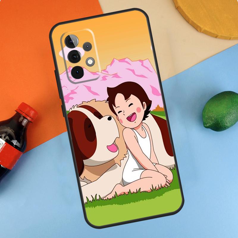 Cartoon Heidi Case For Samsung Galaxy A54 A34 A14 A53 A13 A23 A33 A73 A51 A71 A12 A22 A32 A52 A21S Coque