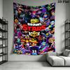 Brawl Stars Wall Tapestry Aesthetic Wall Hanging Printed Fabric Blanket Decorative Tapestries for Bedroom Living Room Home Decor