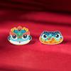 Snake Brooch Zodiac Commemorative Badge Cute Cartoon Animal Children'S Clothes Decorative Badge