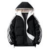 Jacket men's autumn and winter new trendy brand thickened corduroy jacket adolescent Internet celebrity same warm down jacket