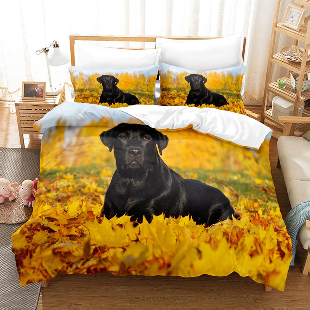 English Bulldog Duvet Cover Sad And Tired Bulldog European Pure Breed Animal Room Home Decorative 3 Piece Bedding For Kid Women