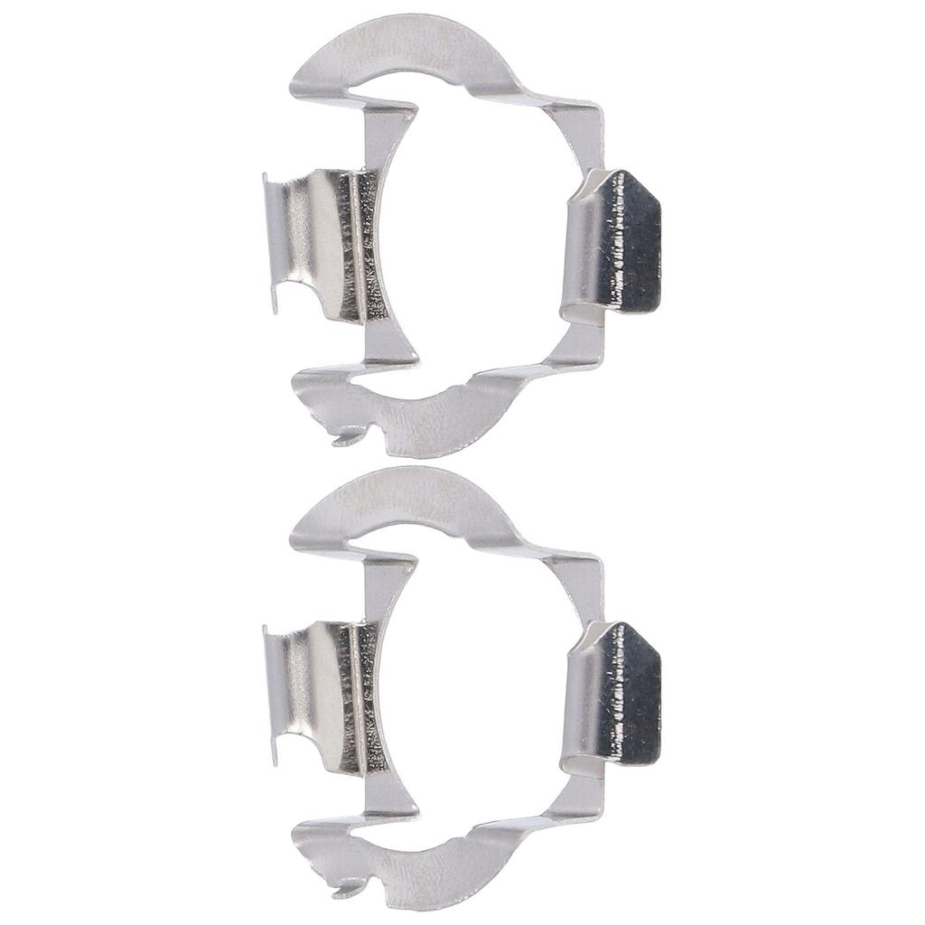 2Pcs Headlight Bulb Holder Stainless Steel Material Firm Stable Easy Install LED Headlight Bulb Base