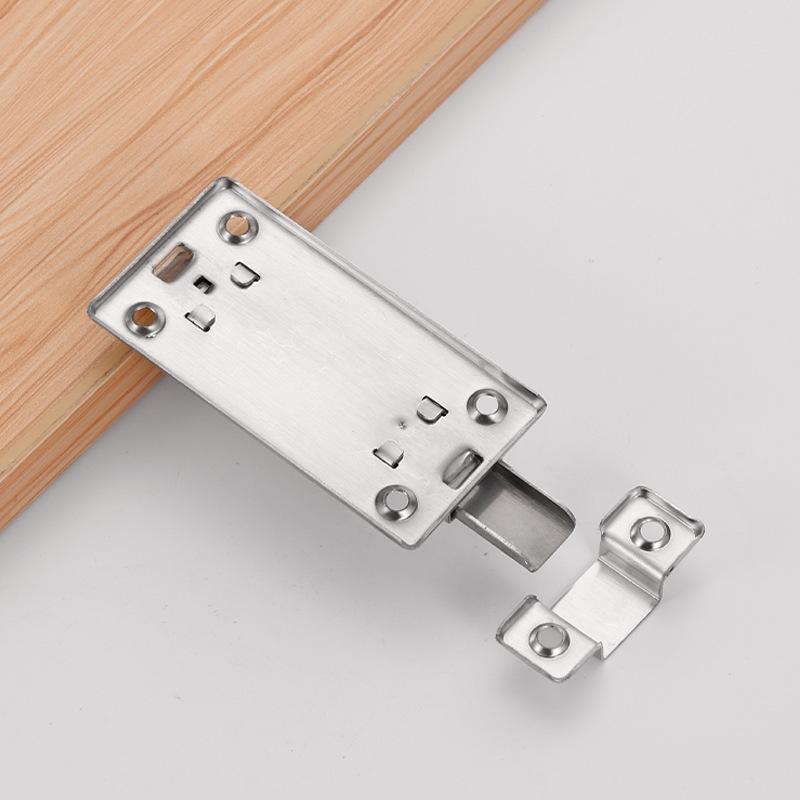 304 Stainless Steel Double Head Bolt for Bedroom or Toilet Door - 2, 3, 4 inch