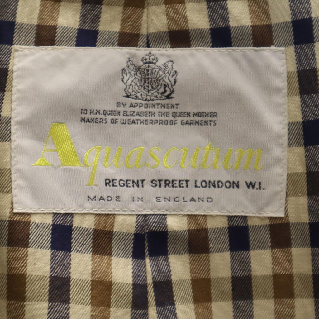 Aquascutum 70s 80s Vintage Made In England Trench Coat 8P Beige Women Used