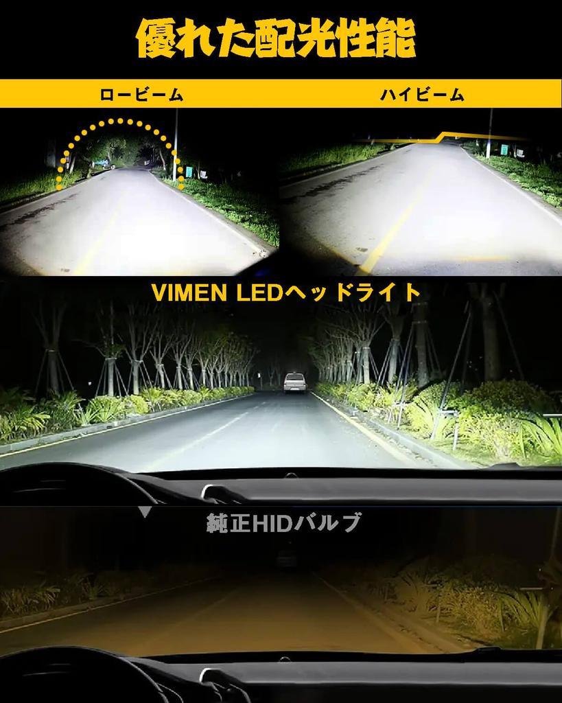 D4S LED Headlight, Pon-On LED, Explosive Light, Genuine Replacement, Integrated LED Bulb, 6500K, White,