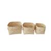 Reusable Bamboo Woven Gift Box Handmade Wedding Cookies Candy Box Bamboo Teas Tin  Party Decoration