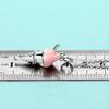 Fashion Cute 100% 925 Silver Jewelry Pink Ice Cream Pendant Necklaces 16-18 Inch Women Girl Charm Fine Choker Gift