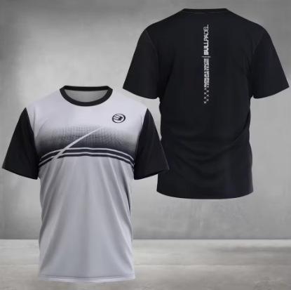 2024 Boutique Fashion Tennis Sports Short Sleeve Summer New Men s Fitness Sports Breathable T-Shirt Men s Pard XXS