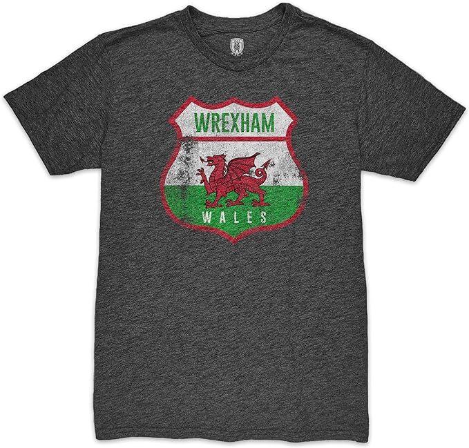 WREXHAM Premium Vintage Triblend Slub T-Shirt Black - 1863FC Unisex T-Shirt XXXXL