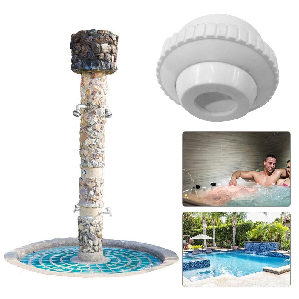 Pool Jet Nozzles Directional Flow Eyeball Inlet Jet Swimming Pool Return Jet Bullseye Connector Nozzle for Bathtub