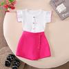 New Summer Baby Clothes Suit Kids Girls Clothing Suit Children Casual T-Shirt Shorts 2Pcs/Sets Infant Costume Toddler Tracksuits