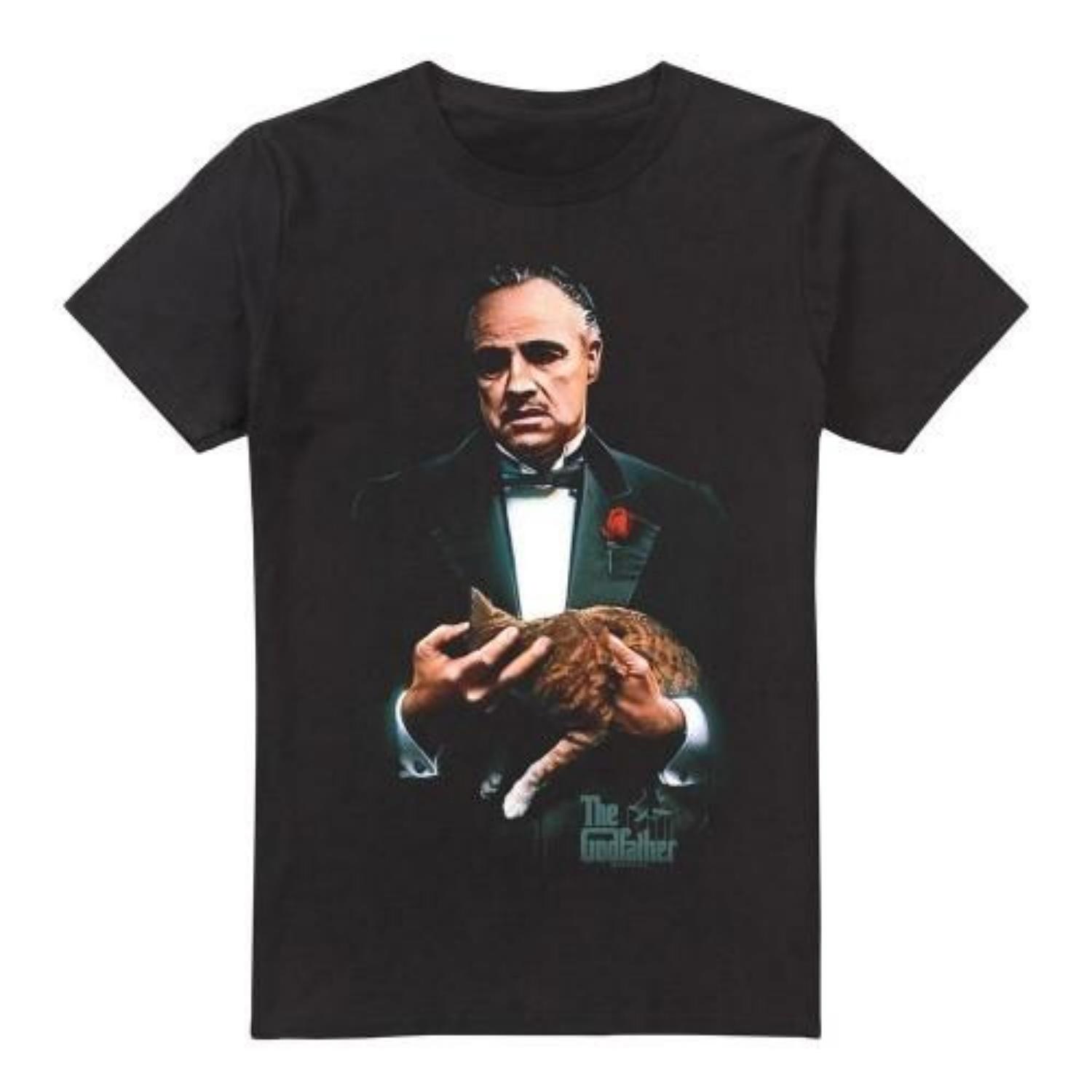 The Godfather Men s Painted Poster T-Shirt S чёрный