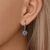Original 925 Silver Simple Starry Moon Night Zircon Earrings for Women Trending Fashion Jewelry Birthday Gift New In