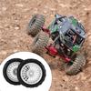 A71Z 4Pcs Rubber Tire Wheel Tyre For Tamiya XV01 TA06 TT01 TT01E TT02 TT02B PTG-2 1/10 RC Car Upgrades Parts Accessories