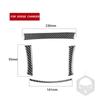 BII1 For Dodge Charger 2015-2023 Carbon Fiber Centre gearshift storage box Panel strip Car Accessories Interior Decorative Stickers