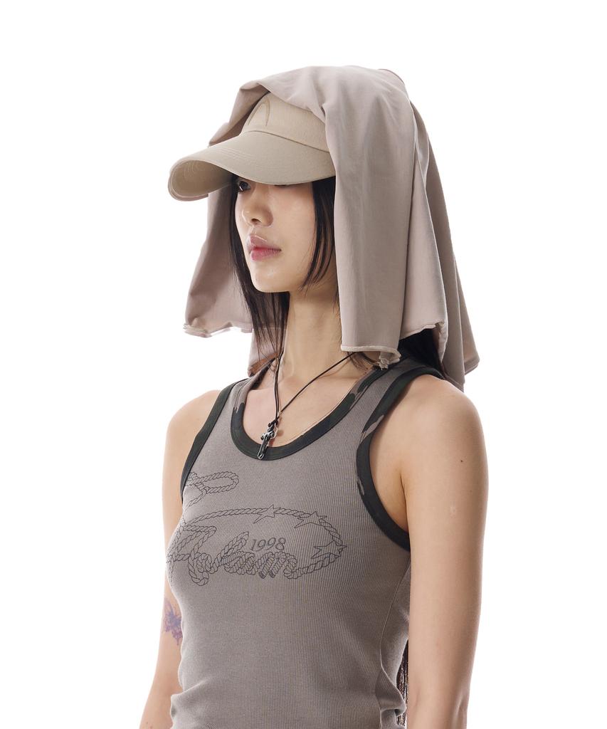 AAKAM Scarf Cap (Beige)
