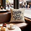 Holiday New Years Day Cushion Cover Decorative Cushions Covers Cover Sofa x Pillow  Piece x x Pillowcase