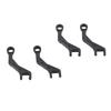 4PCS RC Helicopter Connecting Rod Set Plastic Replacement Parts Linkage Rods for Wltoys K124 K170