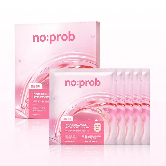 [Volume & Glow] Hydrogel Mask 5-Pack (Pink Collagen)