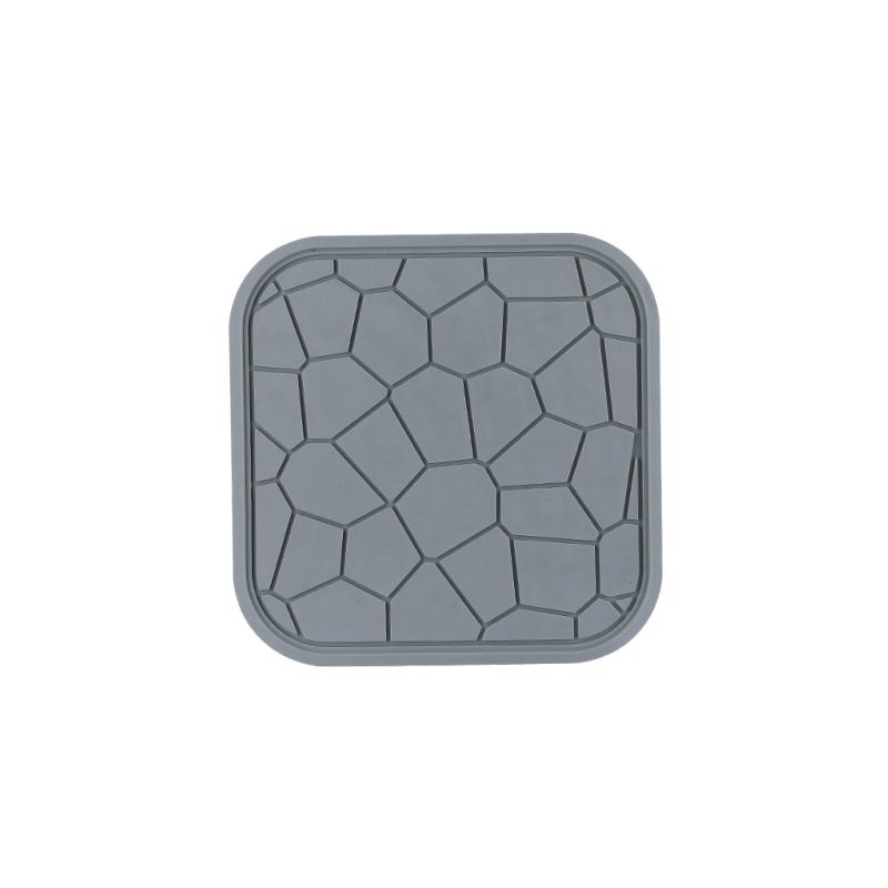 1PCS Round Silicone Coasters Square Non-slip Placemats Heatproof Cup Mat Reusable Tableware Set Table Protector Drinkware