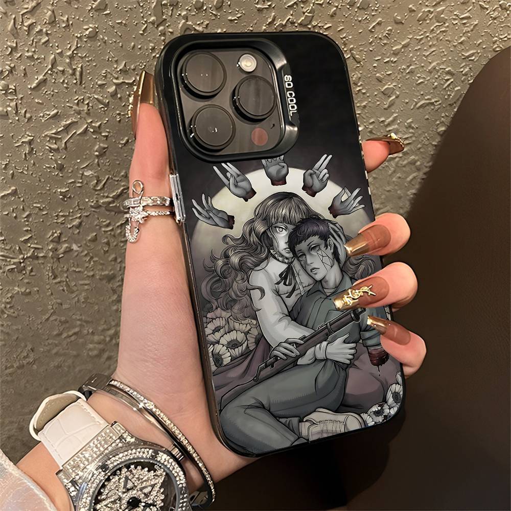 F-Fear H-Hunger Phone Case For iPhone 15,12,11,14,13,16,17,E,Max,Plus,Air,Pro,Mini Shockproof Cover