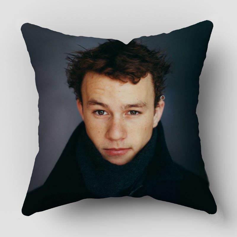 Heath Ledger Kissenbezug Kissenbezug nach Wunsch Modernes Heim Dekokissenbezug für Wohnzimmer 45X45cm