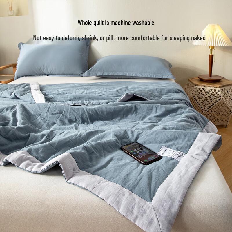 HLA Home Machine Washable Soy Fiber Summer Quilt