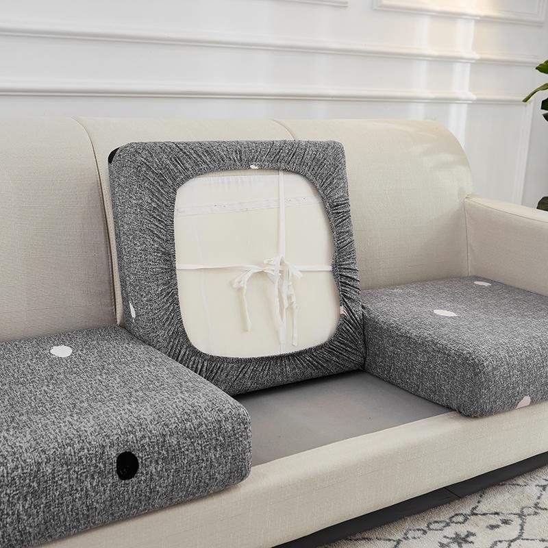 1Pc Elastic Sofa Seat Cushion Cover Chair Cover Stretch Washable Removable Slipcovers 1/2/3/4 Seat Sofa Seat Furniture Protector