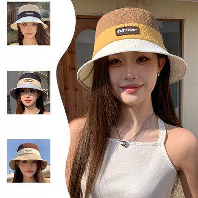 New Korean Version of Ins Versatile Face Showing Small Basin Hat Summer UV Fisherman Hat Women Quick Drying Mountaineering Hat