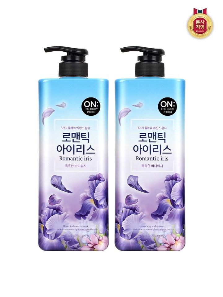ON THE BODY Flower Mildly Acidic Perfume Body Wash Iris Scent 900ml x 2