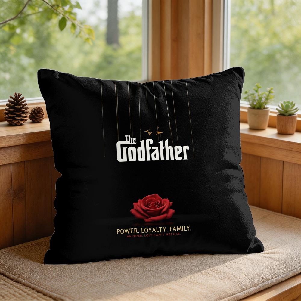 Film The GGodfather Cushion Cover Square Short Plush Pillow Case Living Room Sofa Home Decor Funda X