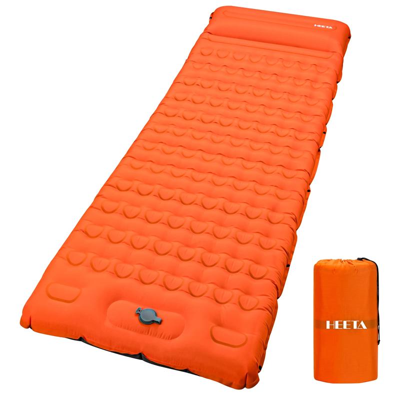 

Супер качество расширенный темно-зеленый самонадувающийся коврик спальный коврик уличный коврик для кемпинга оранжевый