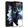Arlecchino Genshin Impact Black Phone Case For Samsung ZFlip7 ZFlip6 ZFlip5 ZFlip4 ZFlip3 5G Hard Protective Galaxy Z Flip 3 4 5