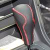 My Good Car High Quality Cowhide Top Layer Leather Automatic Gear Shift Collars Gear Cover For Peugeot 308 408 Car