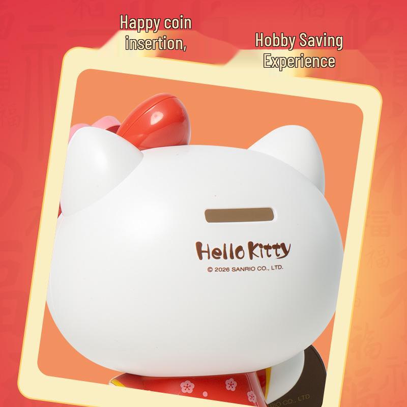 Hello Kitty Sparschwein: Niedliche Neujahrsdekoration und Schreibtischgeschenk